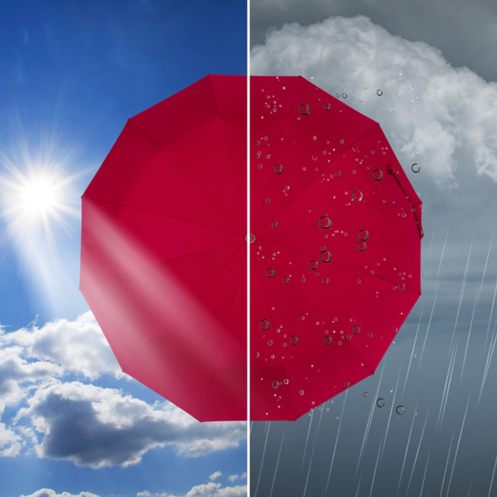 Umbrelă roșie, cu deschidere automată - Peterson PTR-PTN UMB-01T-6102 RED [5]