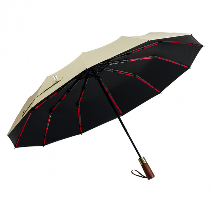 Umbrelă albă, de ploaie și soare, cu deschidere automată - Peterson PTR-PTN UMB-01T-6096 WHI [2]