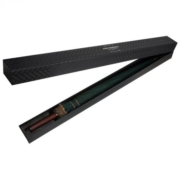 Umbrelă verde elegantă cu baldachin mare - Peterson PTR-PTN UMB-02L-6133 GRE [15]