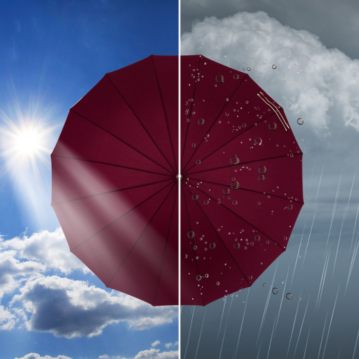 Umbrelă roșie și elegantă - Peterson PTR-PTN UMB-02L-6126 RED [6]