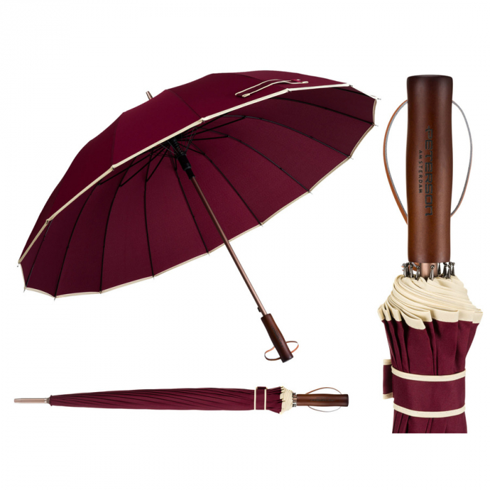 Umbrelă roșie și elegantă - Peterson PTR-PTN UMB-02L-6126 RED [1]