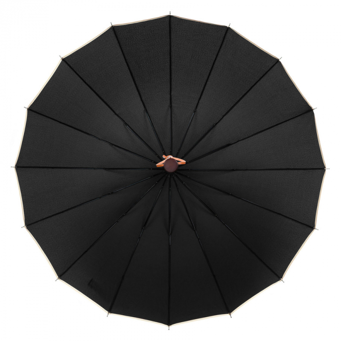 Umbrelă mare și elegantă, neagră - Peterson PTR-PTN UMB-02L-6119 BLA [7]