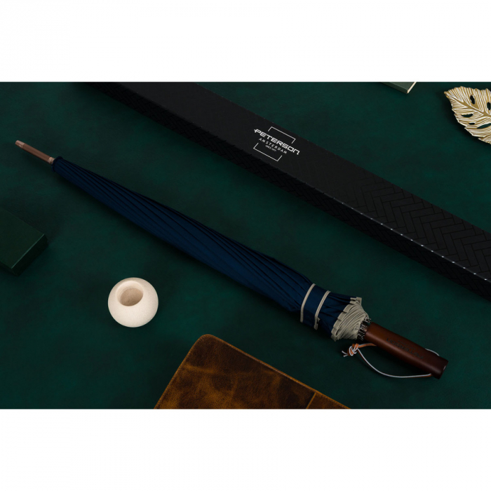 Umbrelă bleumarin cu baldachin mare - Peterson PTR-PTN UMB-02T-6140 BLU [12]