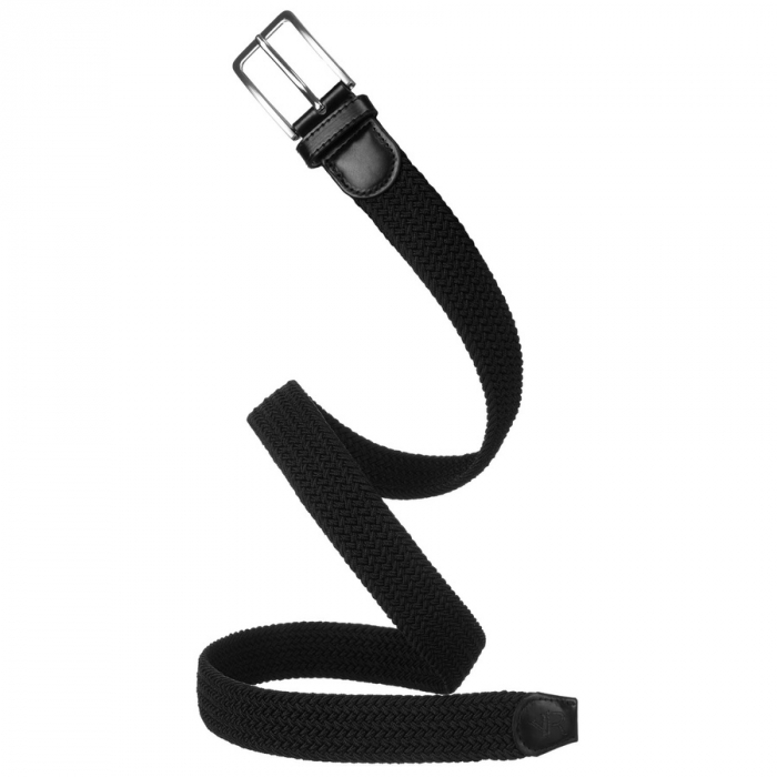 Curea neagra din material sintetic și piele ecologică - Rovicky PTR-R-PAR-PU-115-0987 BL [6]