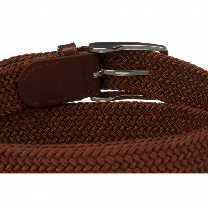 Curea maro din material sintetic și piele ecologică - Rovicky PTR-R-PAR-PU-115-0994 BR [3]