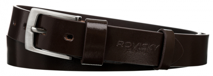 Curea barbati din piele naturala Rovicky PTR-PLW-R-1 115 BRO [2]