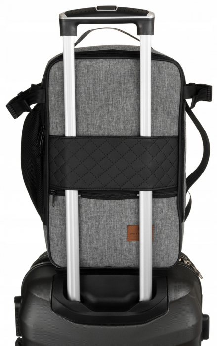 Rucsac impermeabil perfect ca bagaj de mana pentru avioane - Peterson PTR-PTN PLEC-GREY [9]