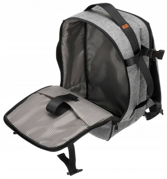Rucsac impermeabil perfect ca bagaj de mana pentru avioane - Peterson PTR-PTN PLEC-GREY [5]