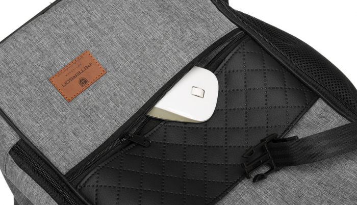 Rucsac impermeabil perfect ca bagaj de mana pentru avioane - Peterson PTR-PTN PLEC-GREY [7]