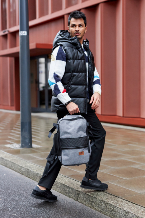 Rucsac impermeabil perfect ca bagaj de mana pentru avioane - Peterson PTR-PTN PLEC-GREY [11]