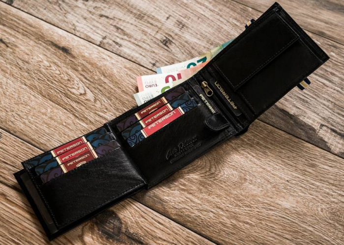 Set cadou portofel barbati din piele naturala + portcard Peterson PTR-PTN ZM35 [5]
