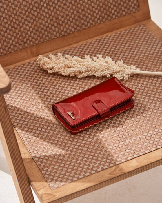 Set cadou portofel dama din piele naturala + breloc + pix Peterson PTR-PTN ZD29 [3]