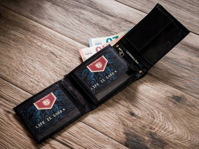 Set cadou portofel barbati din piele naturala + husa documente Peterson PTR-PTN ZM39 [4]