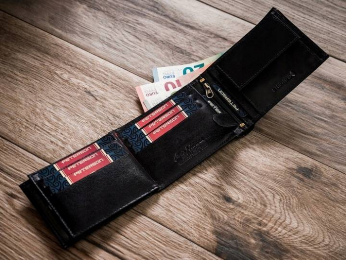 Set cadou portofel barbati din piele naturala + husa documente Peterson PTR-PTN ZM39 [5]