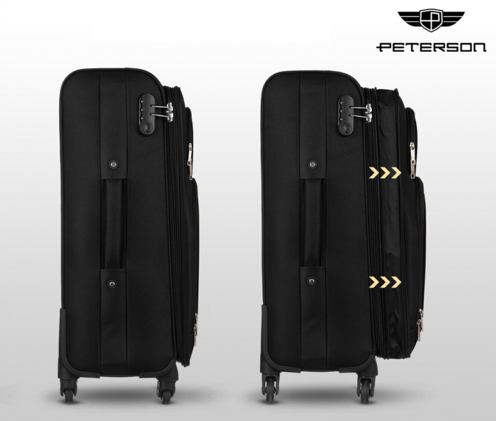 Zestaw walizek PTN 5209-SET Black+Black [11]