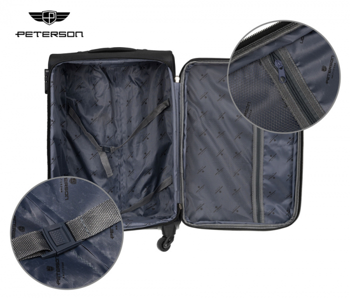 Zestaw walizek PTN 5209-SET Black+Black [10]