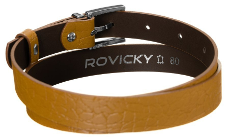 Curea dama din piele naturala Rovicky PTR-ZPD-S2,5GK-80 SZ [3]