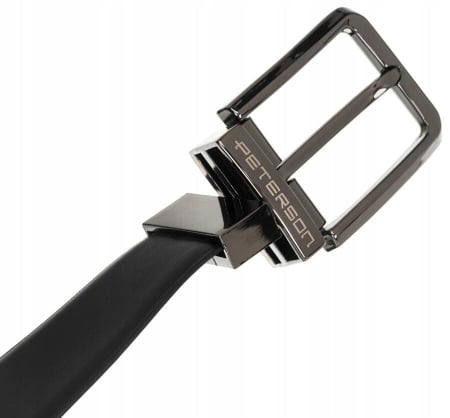 Curea barbati din piele naturala Peterson PTR-PTN RB35-135-MET B-B [4]