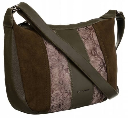 Genti Dama - Geanta de dama din piele ecologica - David Jones PTR-6885-1 KHAKI