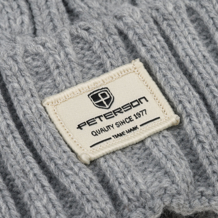 Set: căciulă, mănuși și eșarfă gri - Peterson PTR-PTN WS-02-1976 LIGHT [12]