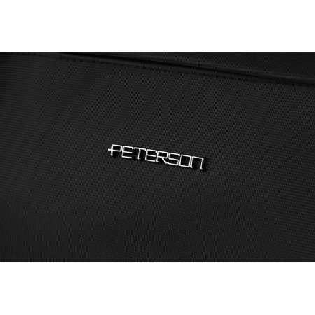 Geantă pentru cosmetice de călătorie din poliester neagră pentru bărbați cu închidere cu fermoar - Peterson PTR-PTN KOS-YG-02 BLACK [7]