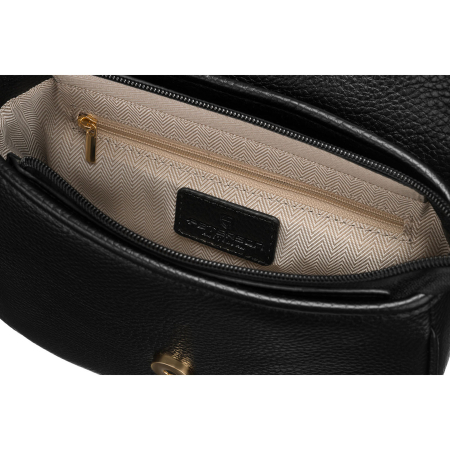 Geantă de umăr mică, neagră, pentru femei, din piele ecologică - Peterson PTN TOR-ALE-23-5135 [5]