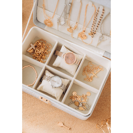 Cutie elegantă din argint cu zăvor și cheie - Peterson PTR-PTN SZK-08-3101 SILV [9]