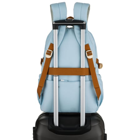 Ghiozdan școlar albastru din poliester cu bretele reglabile - Peterson PTR-PTN 8594-1419 BLUE [5]