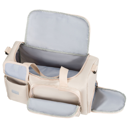 Geantă de voiaj sport din poliester bej, cu două compartimente - Peterson PTR-PTN 23032-8267 BEIGE [6]