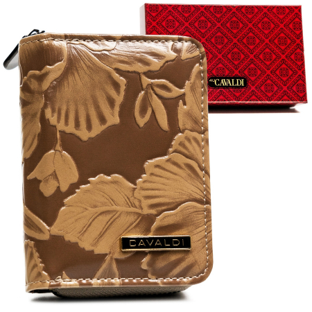 Portofele Dama - Portofel dama din piele Cavaldi PTR-PX33-DSF-2891 CAMEL