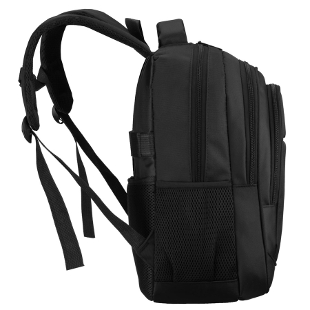 Rucsac de călătorie spațios pentru avion, fabricat din poliester, de culoare neagră - Rovicky PTR-R-MP3-02-7502-BLACK [4]
