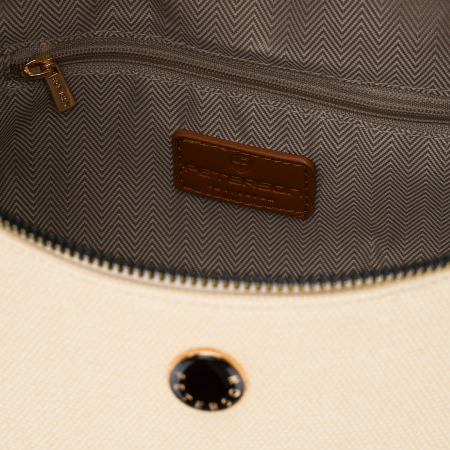 Geantă elegantă de damă din piele ecologică tip borseta - Peterson PTR-PTN MIS-07-2010 ECRU [5]