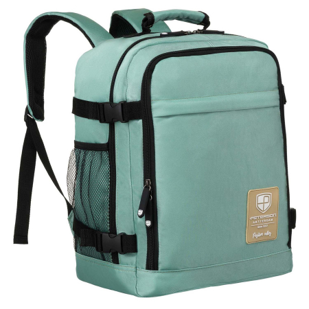 Import - Rucsac de voiaj turcoaz cu două compartimente, cu mâner pentru valiză și port USB - Peterson PTR-PTN APP-6677 TURQUOI