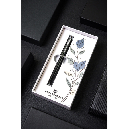 Pix metalic negru cu mină neagră - Peterson PTR-PTN 222-GB BLACK-SIL [1]