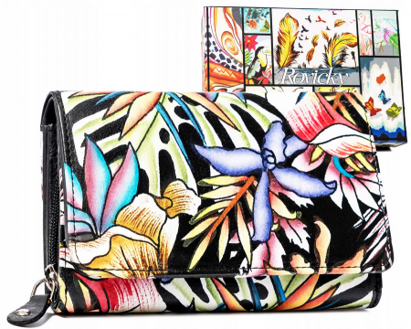  Wallets & Money Clips - Portofel dama din piele naturala Rovicky PTR-R-N0493-ART-21-7262