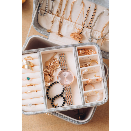 Cutie de bijuterii gri cu închidere magnetică - Peterson PTR-PTN SZK-09-3149 GREY [8]