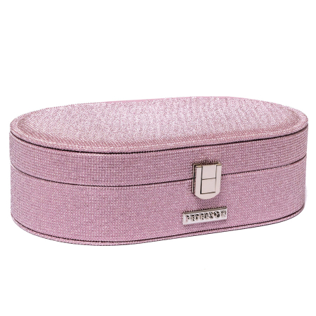 Cutie de bijuterii roz cu oglindă încorporată - Peterson PTR-PTN SZK-12-5967 PINK [3]