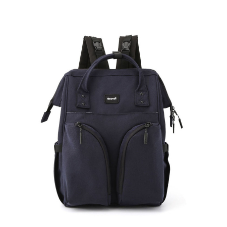 Import - Rucsac mare de damă din poliester bleumarin - Himawari PTR-1208-07
