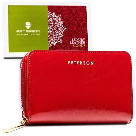 Portofele Dama - Portofel dama din piele naturala Peterson PTR-PTN PL-418-1513 RE