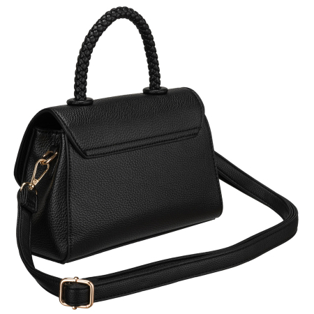 Geantă mică de damă neagră crossbody din piele ecologică - Peterson PTR-PTN MX01-F-7670 [7]