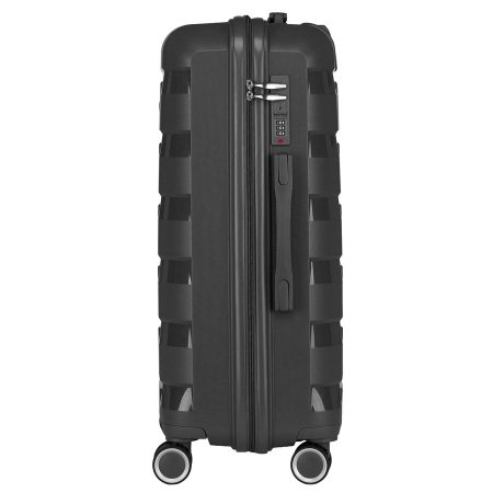 Valiză mică de cabină din polipropilenă, de culoare gri - Peterson PTR-PTN HPP-01-W-S-1808 [5]