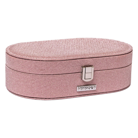 Cutie de bijuterii de culoarea somonului cu închidere cu zăvor - Peterson PTR-PTN SZK-12-5981 ROSE [3]