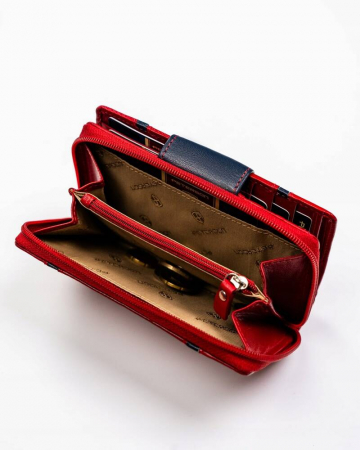 Portofel dama din piele naturala Peterson PTR-PTN KA-27-9641 RED/N [7]