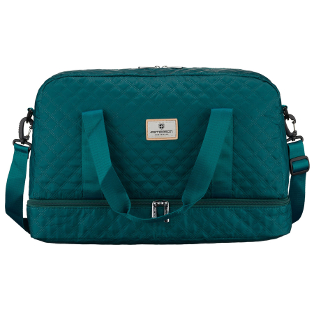 Geantă de antrenament verde, cu două compartimente, din poliester - Peterson PTR-PTN PIK-01-8557 TURQ [2]