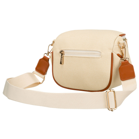 Geantă elegantă de damă din piele ecologică tip borseta - Peterson PTR-PTN MIS-07-2010 ECRU [3]