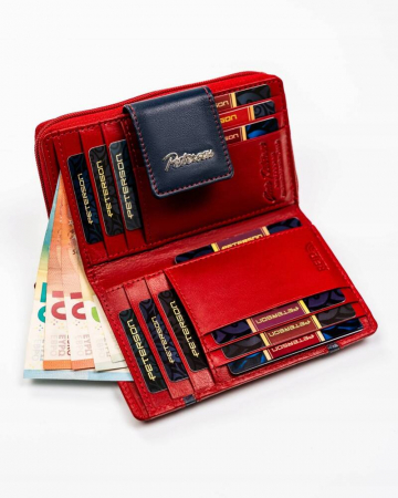 Portofel dama din piele naturala Peterson PTR-PTN KA-27-9641 RED/N [5]