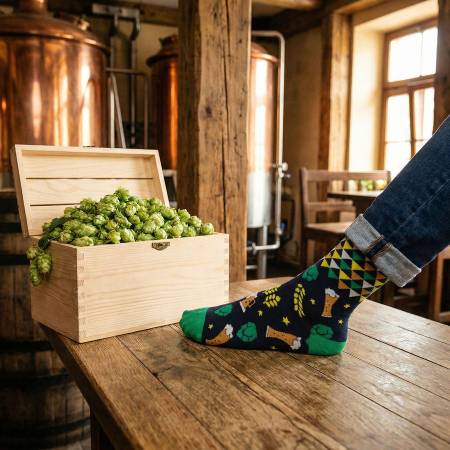 Set de șosete bărbătești cu diverse modele de bere, mărimi 38-45 - Peterson PTR-PTN SML-S3W-BE-38-44 [18]