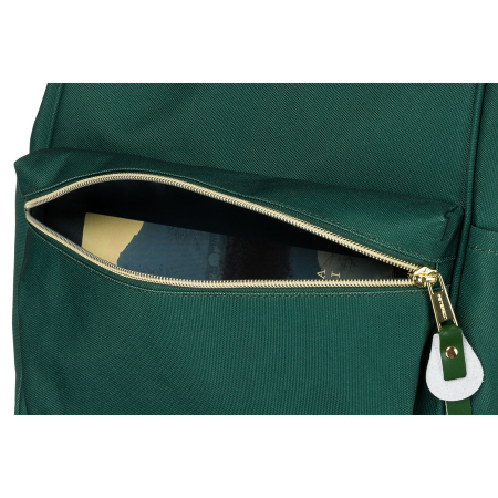 Rucsac de călătorie pentru femei, verde, din poliester, cu compartiment pentru laptop - Peterson PTR-PTN ALFA DARK GREEN [12]