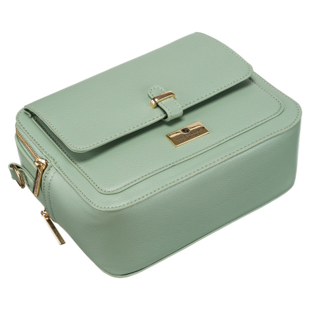 Geantă de damă la modă, de culoare verde, din piele ecologică - Peterson PTR-PTN TOR-ALE-21 KH [10]