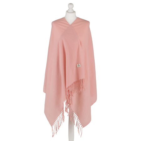 Eșarfă mare pentru femei, roz, decorată cu franjuri - Peterson PTR-PTN SP100C-5455 PINK [1]